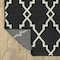 Homeroots 7 x 10 ft. Black & Ivory Trellis Indoor & Outdoor Area Rug 389534 - alternate 10